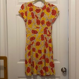 & Other Stories Rose Print Dress